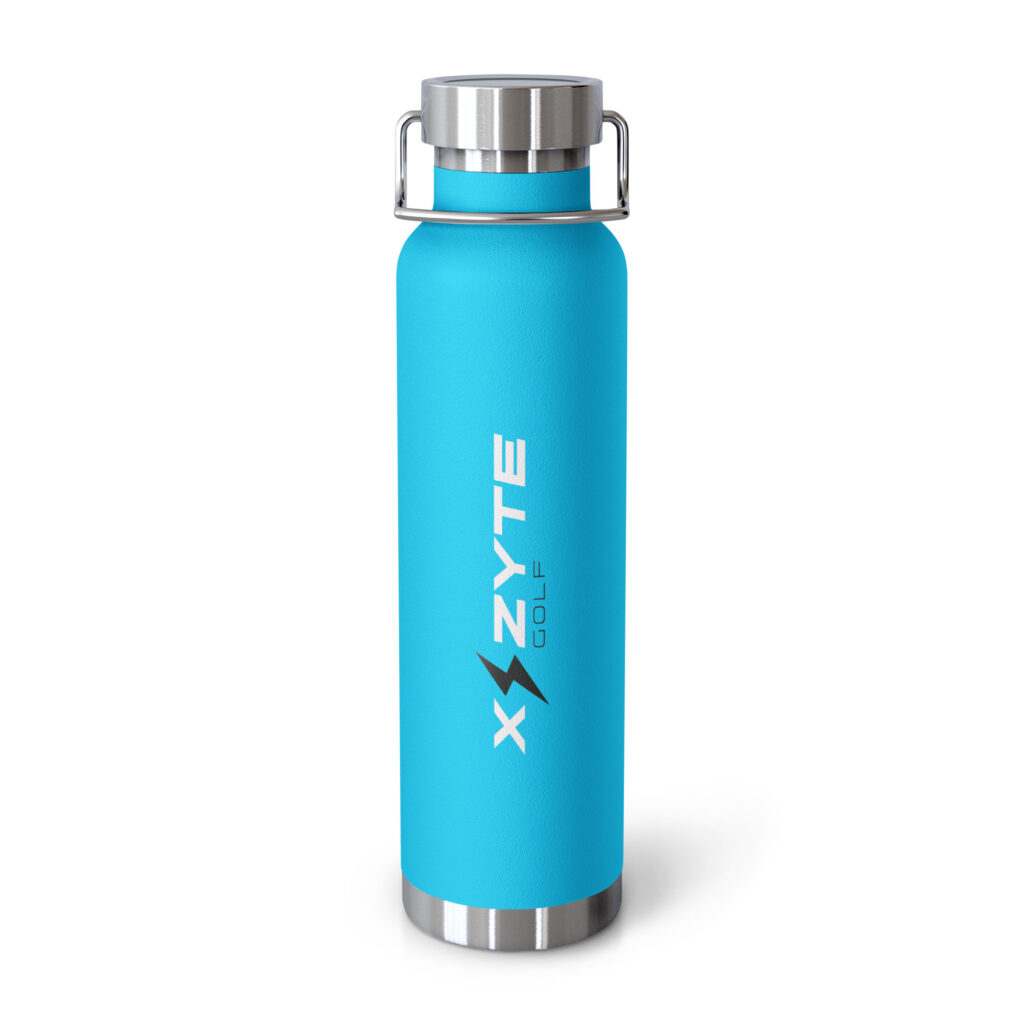 X-ZYTE Copper Vacuum Insulated Bottle, Blue