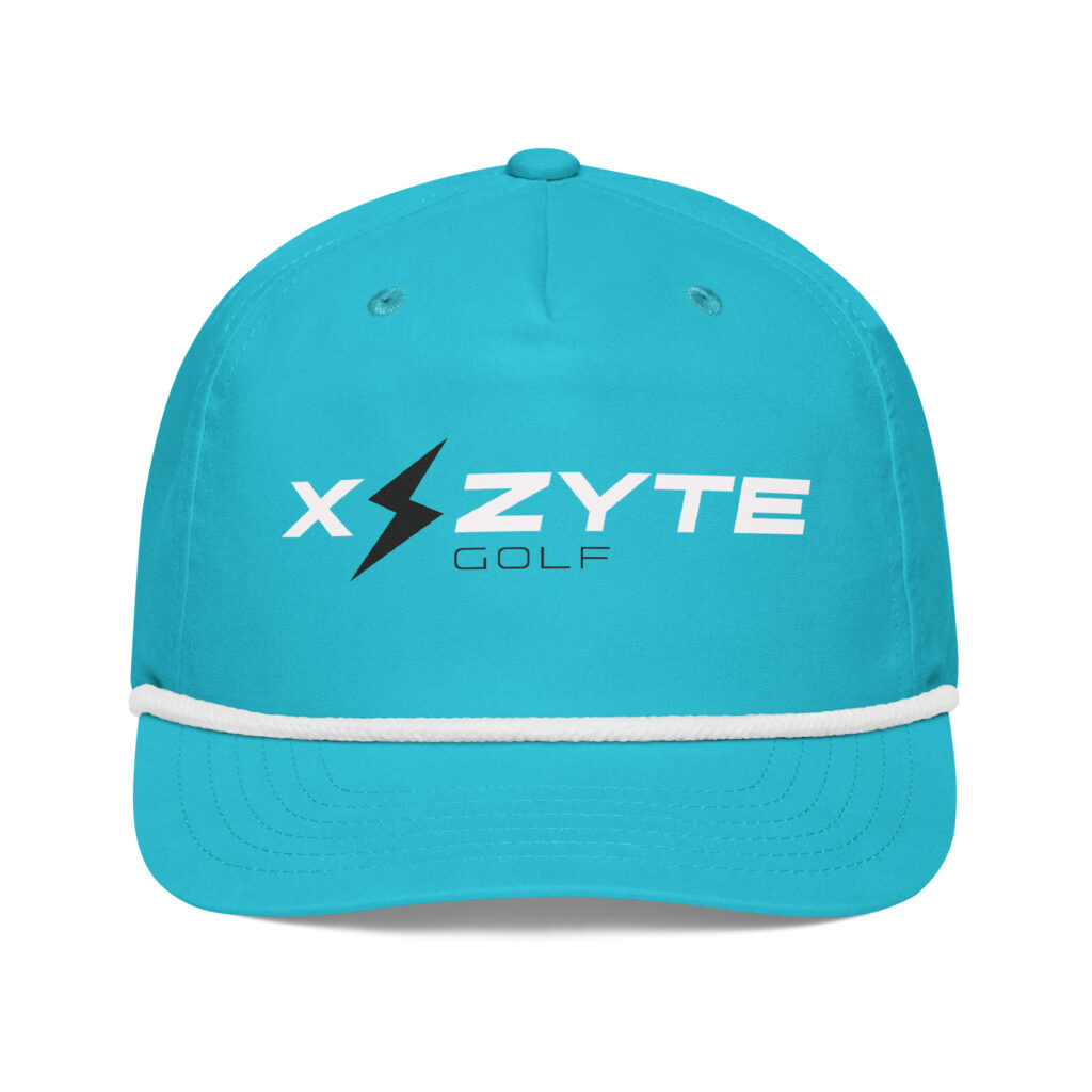 X-ZYTE Blue Golf Rope Cap
