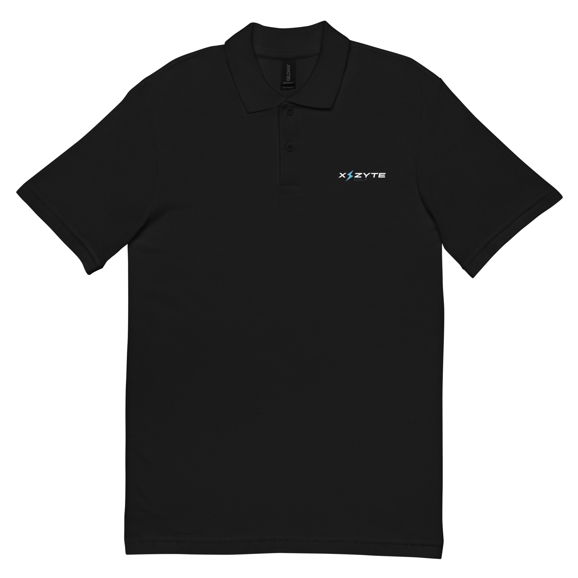 X-ZYTE Pique Polo Shirt Unisex, Black