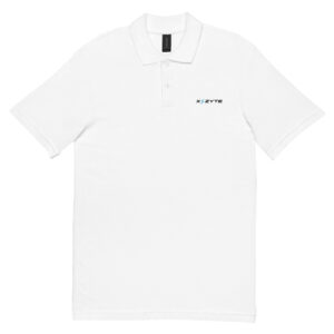 X-ZYTE Pique Polo Shirt Unisex, White