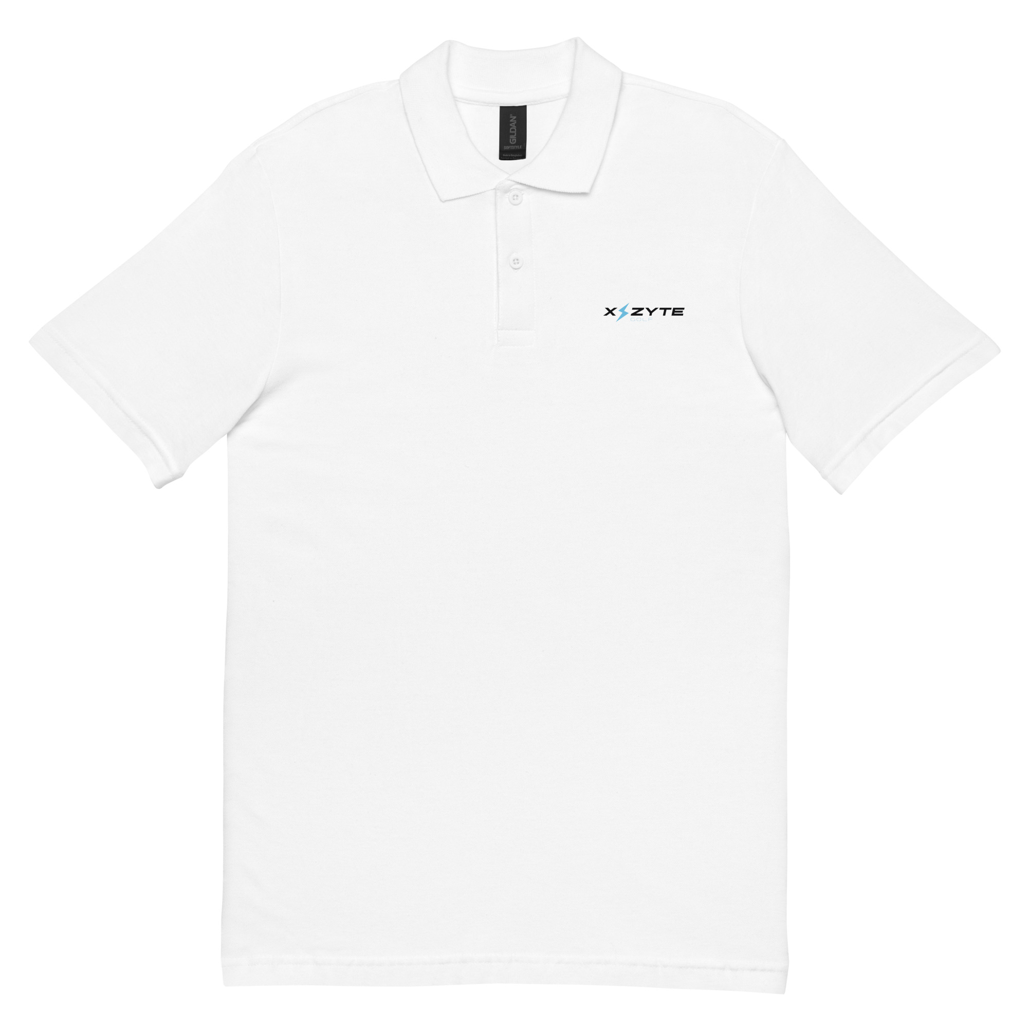 X-ZYTE Pique Polo Shirt Unisex, White
